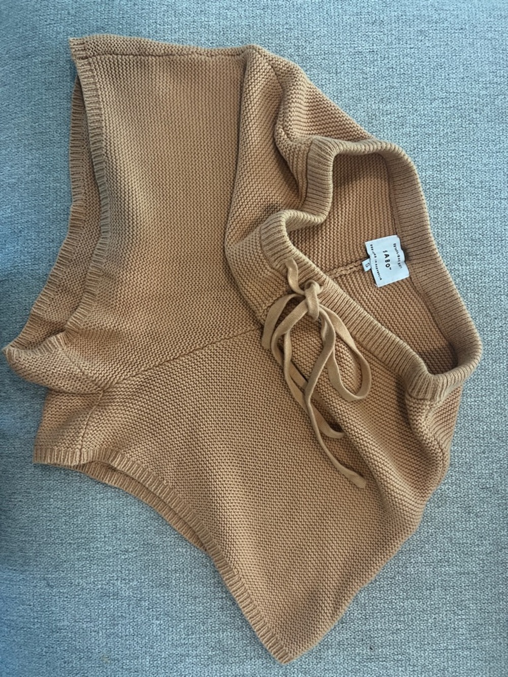 Sabo Skirt Camel Knit Shorts